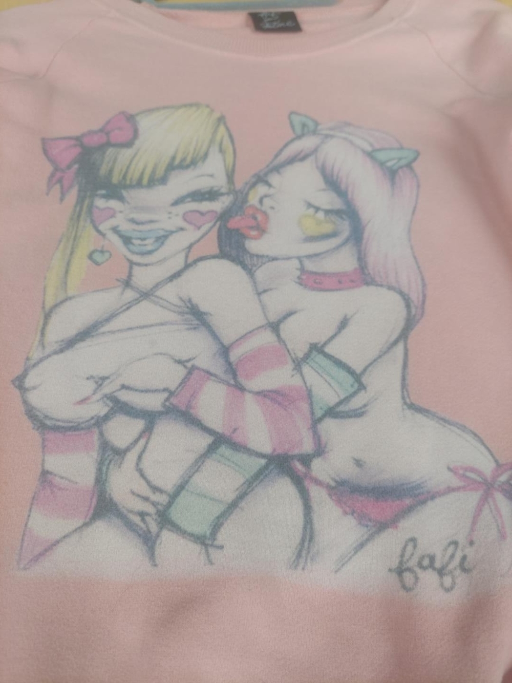 Fafi pour Faline Tokyo Harajuku Pink Sweatshirt